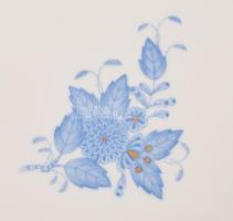 Herend Apponyi kék mintás tál. Jelzett, minimális kopással, d 24,5 cm /// Herend Apponyi Blue patter...