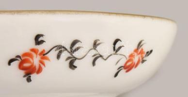 cca 1900-1905 Herendi Óherendi Ming mintás mokkás csésze és alj. Kézzel festett, jelzett, a csésze r...