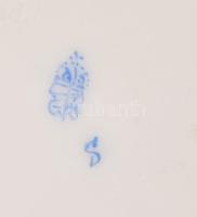 cca 1900-1905 Herendi Óherendi Ming mintás mokkás csésze és alj. Kézzel festett, jelzett, a csésze r...