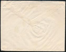 1946 Külföldre küldött levél 4 bélyeggel Budapestről / Cover to Praha