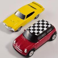 2 db Super 9 játék autó makett Mini cooper, Buick, eredeti dobozában