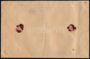 Böhmen und Mähren 1944 Pénzes levél / Insured cover