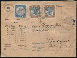 1923 Pénzeslevél 640K főleg Madonna bérmentesítéssel