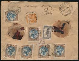 1923 Pénzeslevél 640K főleg Madonna bérmentesítéssel