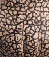 Gorka Géza (1894-1971): Díszváza, mázas kerámia (Nógrádverőce), jelzett, hibátlan 16 cm