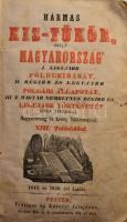 [Losontzi István]: Hármas Kis-Tükör, melly Magyarország' I. Legujabb földleirását, II. Régibb és legujabb polgári állapotát, III. A' Magyar nemzetnek régibb és legujabb történetét hiven ábrázolja. Magyarország és Erdély földabroszával. XIII. toldalékkal. 1849. és 1850. évi kiadás. Pesten, 1850, Trattner-Károlyi, 336+112 p. Térkép nélkül! Korabeli félbőr-kötésben, megviselt, sérült borítóval, helyenként kissé sérült, foltos lapokkal, az elülső szennylapon szakadásból eredő hiánnyal, tulajdonosi bejegyzéssel (,,Hetesi Viktor-é vette 1850-ik Évi November 26-án [...]").