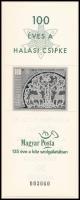 2002 Halasi csipke feketenyomat blokk, a Magyar Posta ajándéka