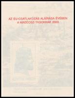 2003 Pannonhalma emlékív kettős hátoldali felülnyomattal (egy vaknyomat és egy sima). Különlegesség!