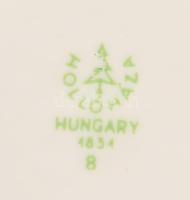 Hollóházi porcleán váza Tisza Kupa Vizilabda verseny díj, jelzett, hibátlan, m: 17 cm