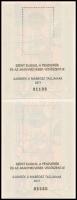 2011 Szent István dénárja arany emlékív, a hátoldalon "SZENT ELIGIUS, A PÉNZVERŐK ÉS ARANYMŰVESEK VÉDŐSZENTJE / AJÁNDÉK A MABÉOSZ TAGJAINAK 2011" felirattal. 2011-ben az ezüst változatot nyomták felül, de 1-2 arany példány is véletlenül felülnyomásra került, ritkaság!