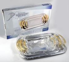 Bergner tálaló szett, három darabos, eredeti dobozában