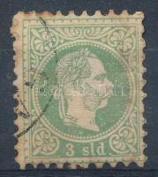 1867 3sld (66.000) (rozsa pöttyök / stain)