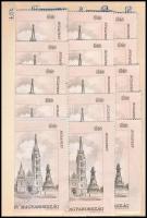 1993 Budapest nevezetességei I. 15 db sor (22.500)