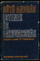 Sütő András: Istenek és falovacskák. ALÁÍRT. 1. kiadás. Bukarest, 1973, Kriterion. Kiadói kartonált kötés, sérült papír védőborítóval, jó állapotban.