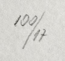 Párkányi Raab Péter (1967-): Csiga. Cinkográfia, papír, jelzett, számozott: 100/17, lap tetején apró...