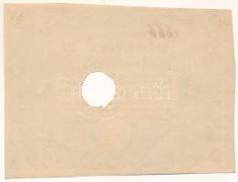 Temesvár 1849.05.01. 5G "A 2666" érvénytelenítő lyukasztással T:AU kis szakadások a lyuk k...