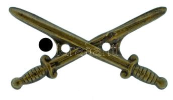 DN I. világháborús kitüntetés kard kiegészítmény T:XF, patina