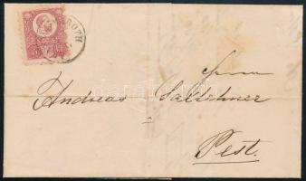 1874 5kr levélen / on cover "ARANYOS-MAROTH"