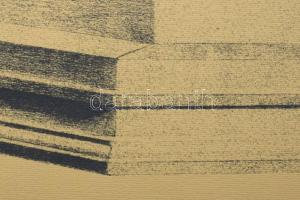 Párkányi Raab Péter (1967-): A gyöngy születése. Cinkográfia, papír, jelzett, 52x31,5 cm