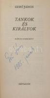 Gerő János: Tankok és királyok. Három kisregény. ALÁÍRT. Bp., 1985., Népszava. Kiadói egészvászon-kö...