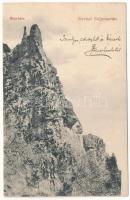 Menyháza, Monyásza, Moneasa; A ravnai Sólyomvár / rock (fl)