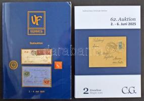 Viennafil és Gärtner 2025. júniusi árverési katalógusok, sok magyar tétellel