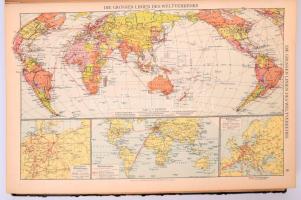1937 Andrees Handatlas. Ausgewählte, völlig neu bearbeitete Ausgabe in einem Bande. Herausgegeben vo...