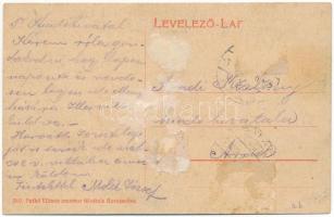 Menyháza, Monyásza, Moneasa; vasútállomás, gőzmozdony, vonat. Patkó Vilmos amateur felvétele (Boross...