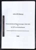 John Off (Dánia): Postautalványok Magyarországon 1868-1876 &amp; Az 1871-es levelezőlapok, 1996-...