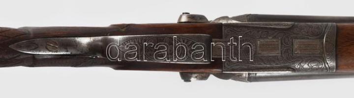 Prima Flussstahl Krupp Essen vadászfegyver. XIX. sz. vége, hatástalanított, igazolással. Jelzett. vé...