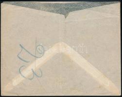 1920 Ajánlott cenzúrázott expressz levél 4 db bélyeggel / Registered censored express cover to Graz