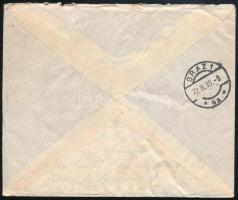 1935 Expressz levél 1,12P bérmentesítéssel Grazba / Express cover