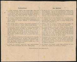 1873 Díjnyugta kék "BAJA" bélyegzéssel, 5kr réznyomatú távírdabélyeggel egy Szentgotthárdr...