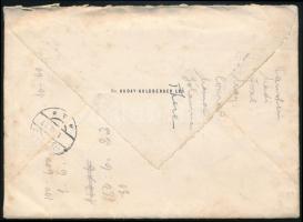 1937 Levél gépi bérmentesítéssel Ausztriába / Cover with francotyp postmark