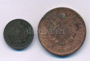 Ausztria 1861A 4kr Cu Bécs + 1885. 5/10kr Cu T:VF, patina
Austria 1861A 4 Kreuzers Cu Wien + 1885. ...