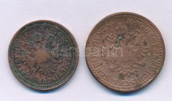 1851G 1kr Cu + 2kr Cu T:VF,F, patina
Adamo M4, M5