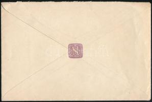 1930 Expressz helyi levél 19 db bélyeggel / Express local cover with 19 stamps