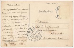 1906 Borosjenő, Borosineu, Ineu; Bútorgyár, Fő utca, templom. Ungár Jenő kiadása / furniture factory...