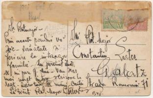 1921 Élesd, Alesd; Bethlen kastély / castle (ragasztónyom / glue marks)