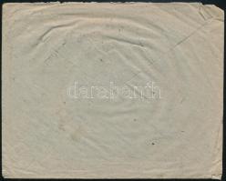 1923 Ajánlott levél Bécsbe 8 db bélyeggel / Registered cover with 8 stamps