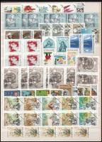 1989-1993 MINTA összeállítás, kb. 103 db bélyeg nagyalakú berakólap mindét oldalán