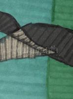 Hornyánszky Gyula (1924-1995): Formák. Akvarell, papír, jelezve a hátoldalán, 43x61 cm