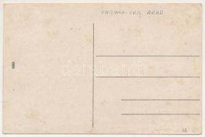 Kisjenő, Chisineu-Cris; vasútállomás, vonat / railway station, train (felületi kopás / worn surface)