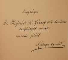 Ricinger Ignác: Közmondások és példabeszédek magyarázata. DEDIKÁLT! Liptószentmiklós, 1913, Löw Dezs...