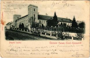 1901 Garamszentkereszt, Sväty Kríz nad Hronom, Ziar nad Hronom; Püspöki kastély / bishop's castle. Stengel &amp; Co. (EK)