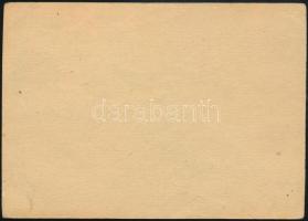 1944 18f gettóposta levelezőlap átlós sárga sávval, ex Simády (Hodobay 30.000)
