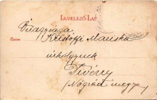 1900 Körmöcbánya, Kremnitz, Kremnica; Fő tér, Szentháromság szobor. Ritter Lipót J. kiadása / main s...