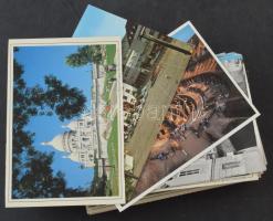 100 db MODERN külföldi város képeslap / 100 MODERN foreign town-view postcards