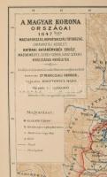 A Magyar Korona Országai 1847-ben. 36x31 cm