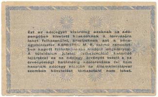 1946. 10.000.000AP vízjeles papíron T:VG
Adamo P54